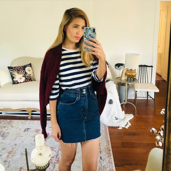 🌷ASOS blue white stripe top - Picture 3 of 9